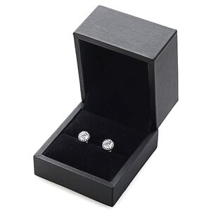 Moissanite Earrings 1.70 Carat DEF Color Brilliant Cut Gemstone earrings Jewelry